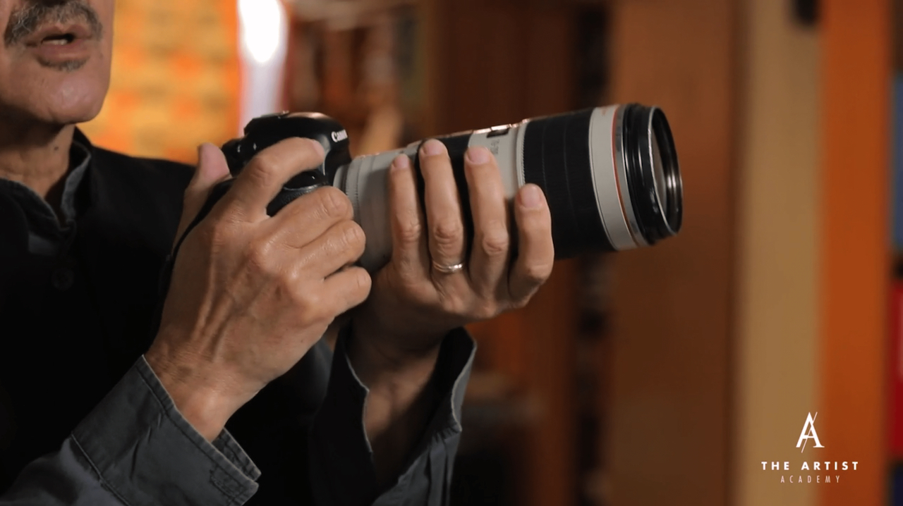 Masterclass Photojournalisme Reza prise en main appareil photo
