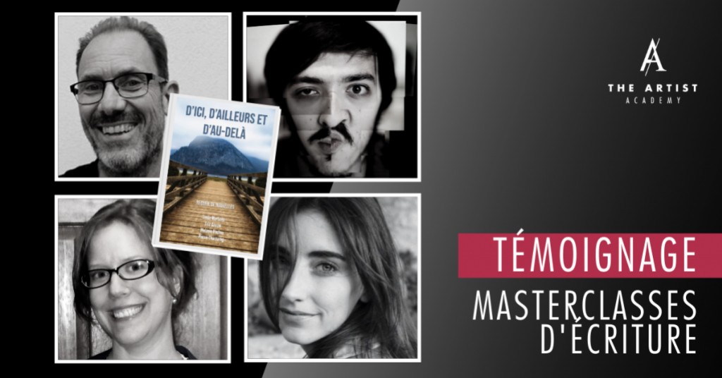 Quatre auteurs, trois masterclasses en ligne d’écriture et un recueil de nouvell
