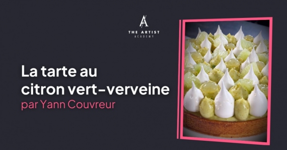 Recette de la tarte au citron vert meringuée inédite par Yann Couvreur