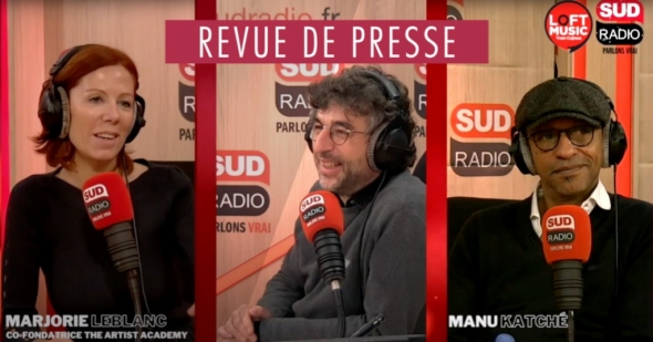 The Artist Academy et Manu Katché sur Sud Radio
